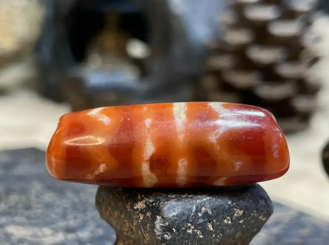 

Tibetan Nepalese Himalayan Ancient agate Old Dzi Talisman Eye Beads Amulet