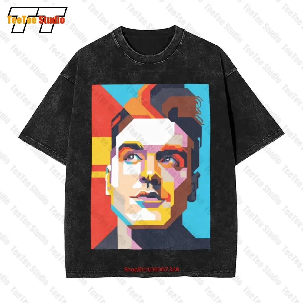 Morrissey White Name Logo Vintage Oversized T-Shirt ITUN
