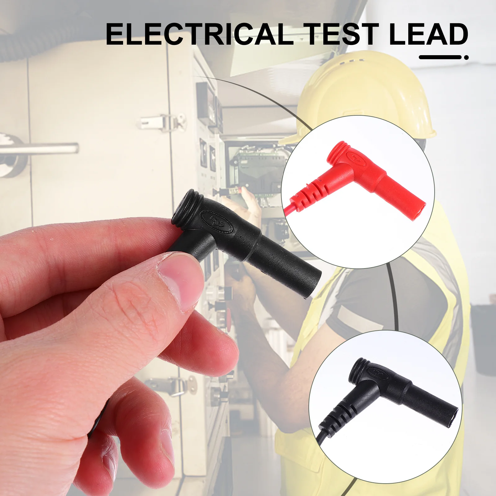 2 قطعة موصلات اختبار الرقمية المتعددة الكهربائية اختبار التحقيق عدة عالية الجودة النحاس مقاطع المنتزع الصغيرة الراحة قبضة مقاومة للحرارة #3