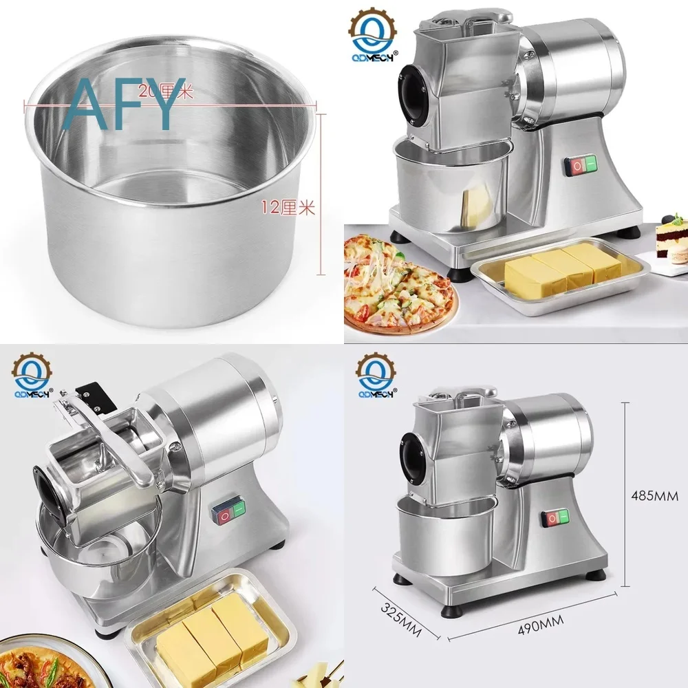 Máquina Eléctrica Comercial para Rallar Queso, Ideal para Pecorino, Asiago, Cheddar, Mozzarella, Parmesano y Beve - ¡Gran Venta!