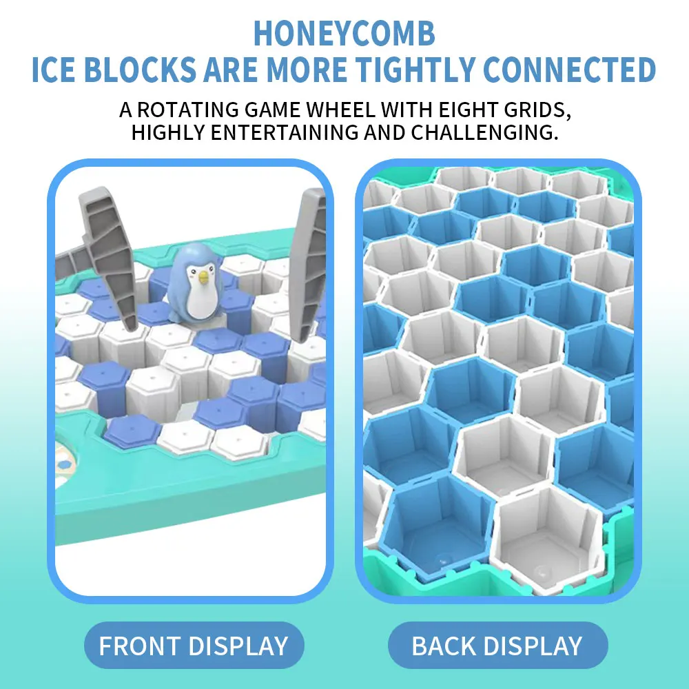 عبر الحدود الإنقاذ البطريق كسر الجليد للأطفال شخصين معركة كسر الجليد البطريق مجلس لعبة التفكير الوالدين والطفل الألغاز