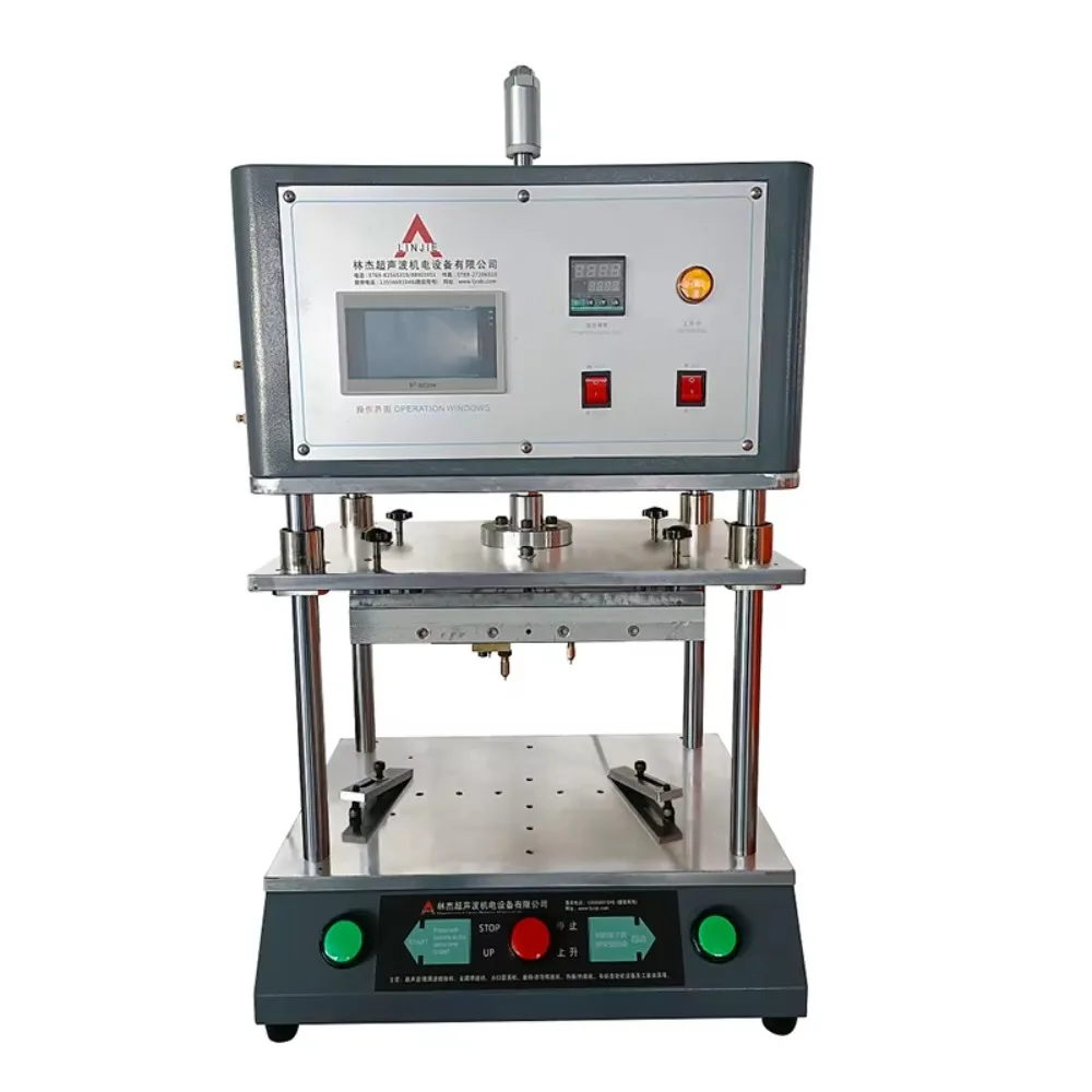 20kHz PLC Controlled Ultrasonic Welding Machine with Hot Riveting Function Pneumatic Press for Plastic Metal Assembly