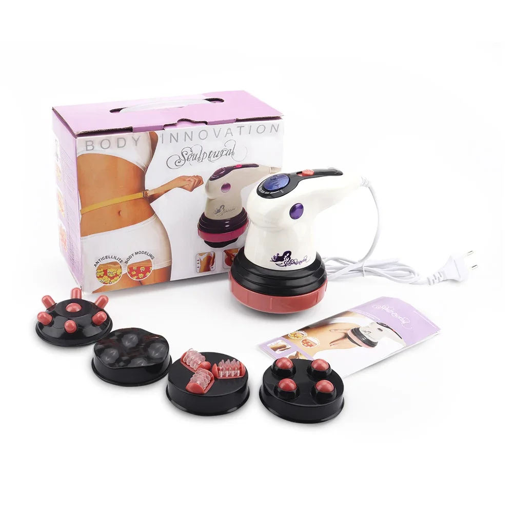 4 IN 1 Infrared Electric Anti-Cellulite Massager Gun Body Slimming&Relaxing Muscle 3D Roller Device Weight Loss Fat Remove images - 6