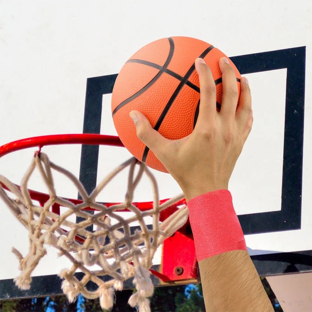 

2 Rolls Portable Badminton Racket Grip Tape Multi-Function Athletic Wrap for Ankle Wrist Knee Support Cuttable Elastic Sports