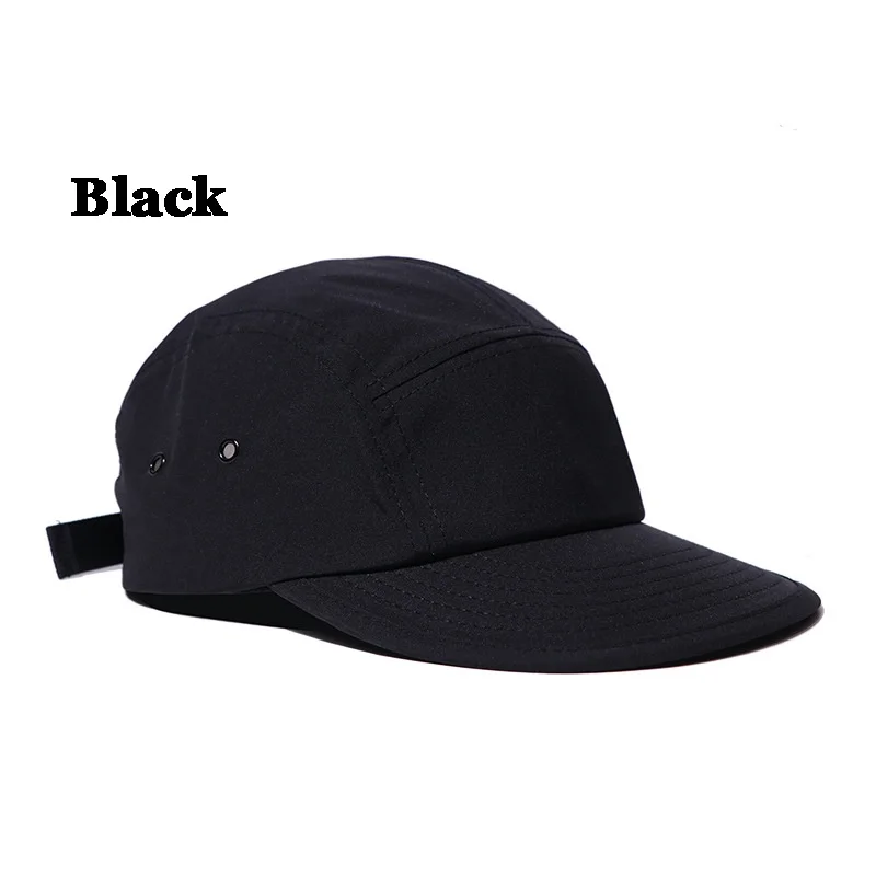 Mode verstellbarer Hut 5 Panel Kappe schnell trocknende Kappe Hysterese nhüte Unisex Baseball mützen Sonnen hüte – Detail 11