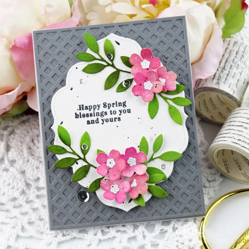 Layered Beautiful Bracket Cutting Dies Set Scalloped Frame For DIY Scrarpbooking Paper Decoration Handmade Card Making Template