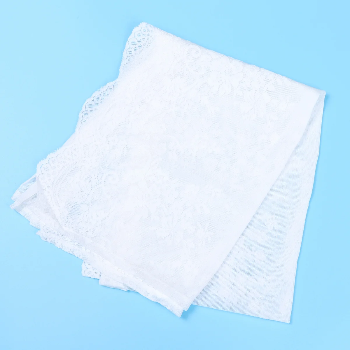 1 قطعة نافذة صغيرة نصف الستار الدانتيل تول 137x61 سنتيمتر الأبيض ستارة قصيرة لخزانة المطبخ غرفة المعيشة الخصوصية ضوء تصفية