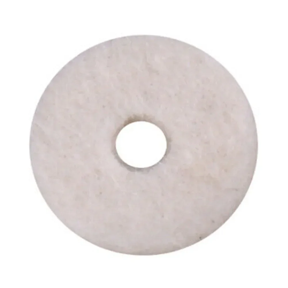 10 Pcs Felt Washers Cushion Pad Trumpet Valve For Guitar Strap Buttons Strap Pins Black White Musical Instrument Accessory