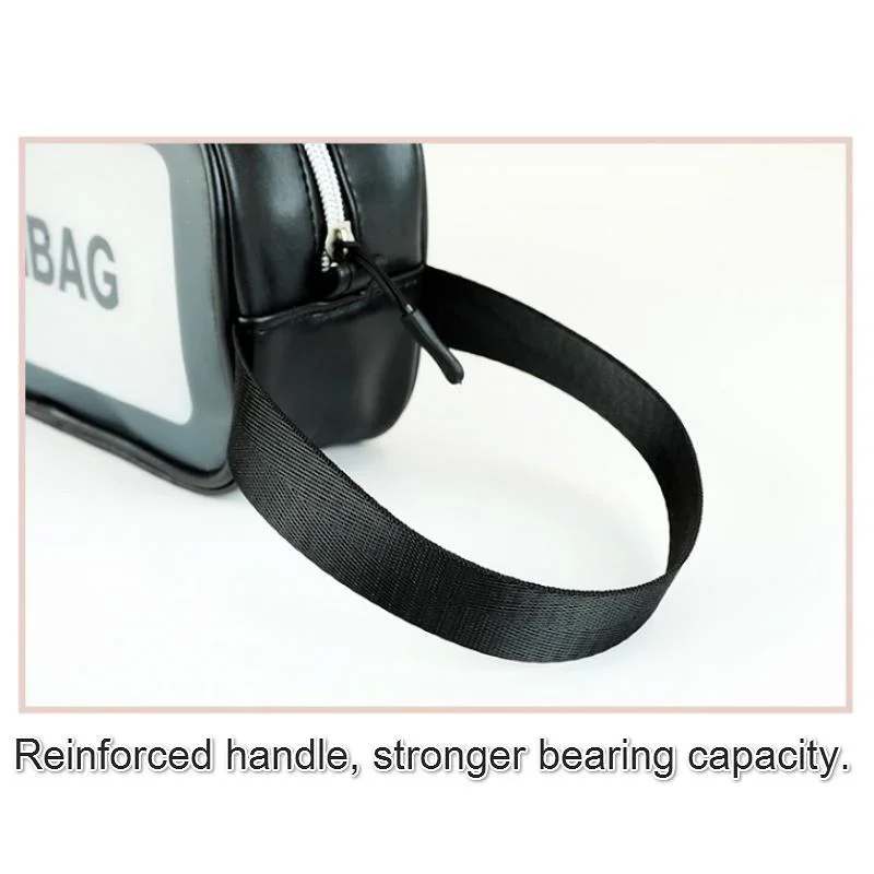 سعة كبيرة بو متجمد مقاوم للماء السفر ماكياج حقيبة مستحضرات التجميل الإناث المحمولة حقيبة تخزين أدوات الزينة #2