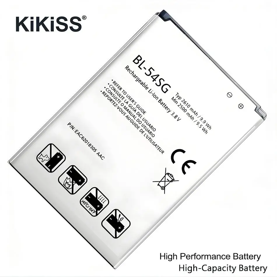 

Аккумулятор для мобильного телефона 2610 мАч для LG Optimus G2 F320 F320L F320S F320K, экологически чистый, BL-54SG