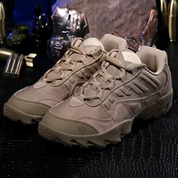 Zapatos tácticos de senderismo al aire libre para hombre, zapatillas deportivas impermeables, transpirables, para escalada, senderismo, militar, caminar, Camping, combate