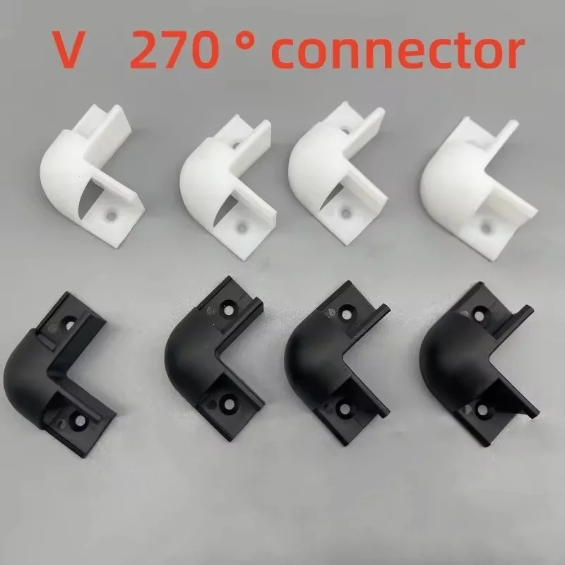LED Angle Aluminum Profile Connector 90/270/180 Degree Inner And Outer Corner 1616V Aluminum Channel Joiner for Lighting Systems