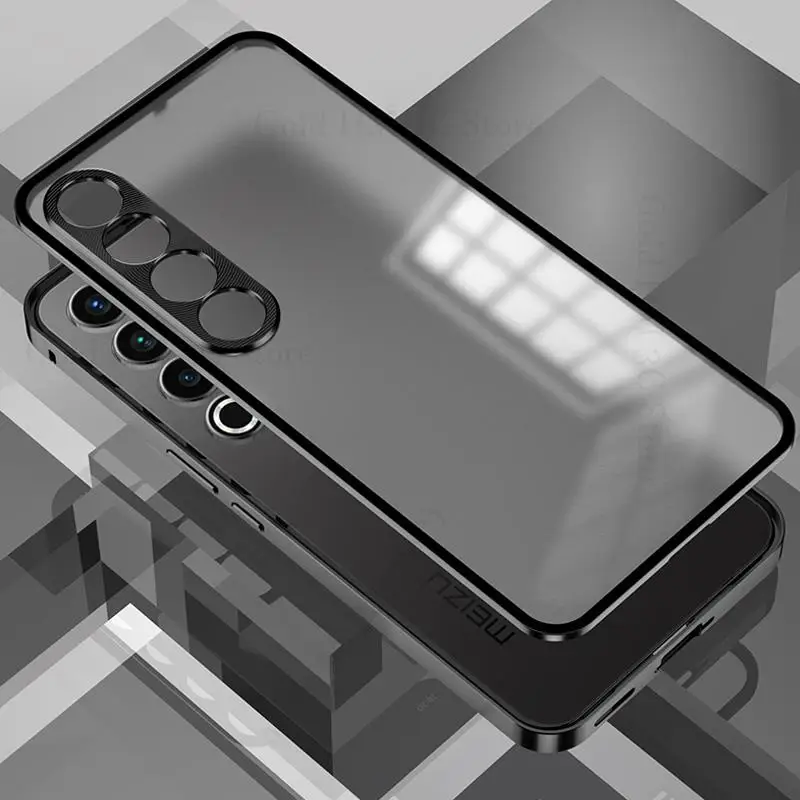 For Meizu 21 20 Pro Tempered Glass Phone Case For Meizu 20 Infinity Aluminium Alloy Bumper Magnet Cover For MEIZU 21 Pro Funda