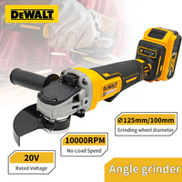 Dewalt DCG406 125/100mm Cordless Brushless Angle Grinder 9000RPM Cutting Machine Polishing Machine For 20V Lithium Battery