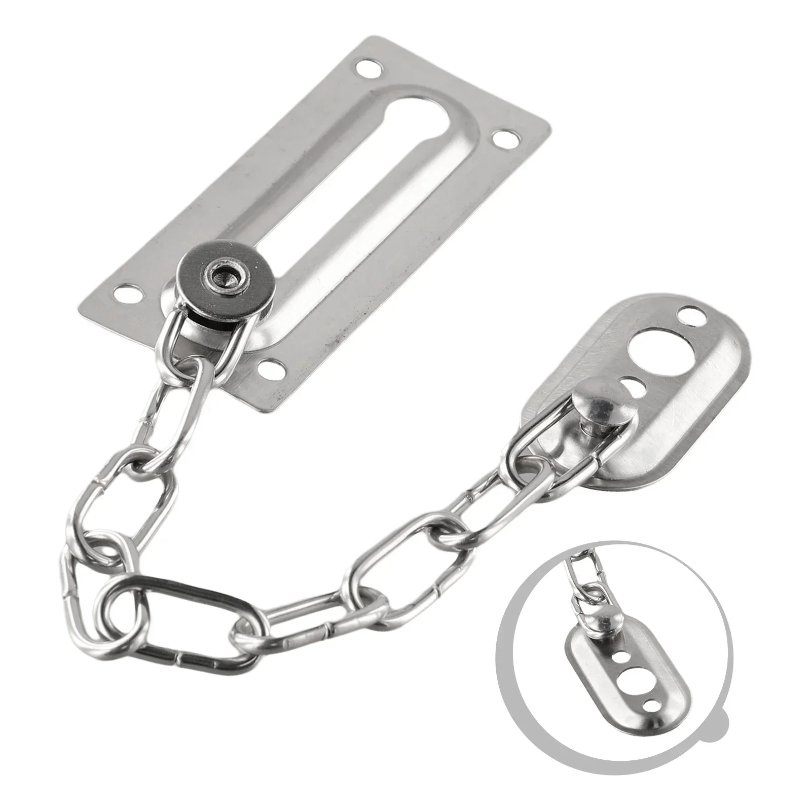 Lock Lock Guard Latch Door Chain Guard Accessories Guard Latch Home Office Lock Silver Sliding Fastener Stainless