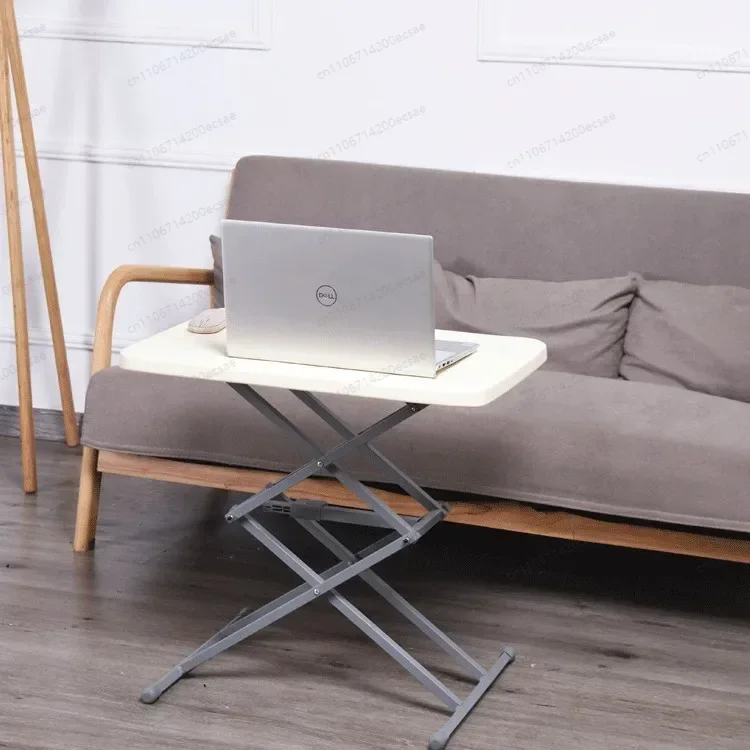 Portable Lifting Folding Table, Simple Dining Table on Home Balcony, Outdoor Car Learning Computer Desk, Small