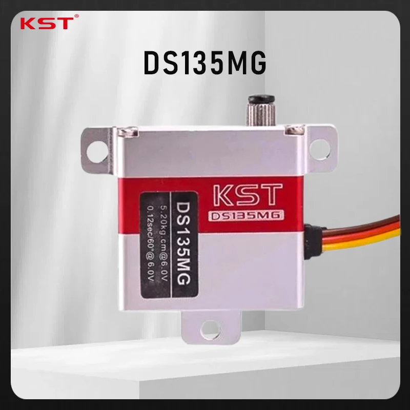 

KST DS135MG Metal Gear 23 г 5,2 кг 0,12 сек Цифровой сервопривод для модели RC планера 5 мм 25 т заказ