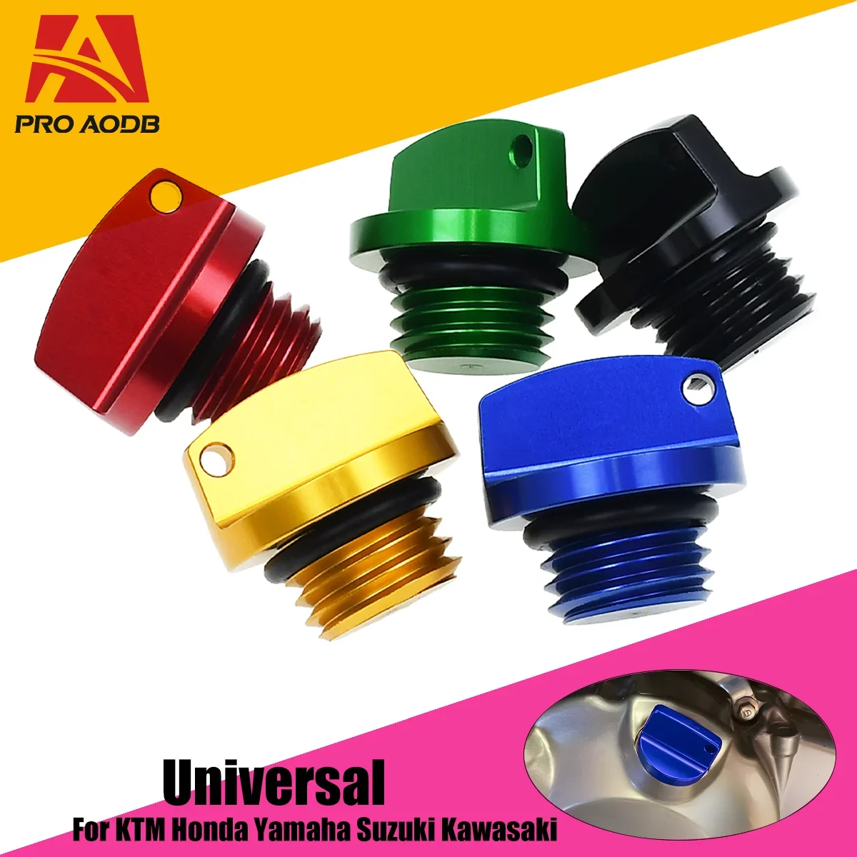 

Motorcycle Crankcase Cap CNC Engine Oil Filler Screw Cover Plug M20*2.5 For Suzuki Kawasaki Yamaha Honda General Purpose Parts