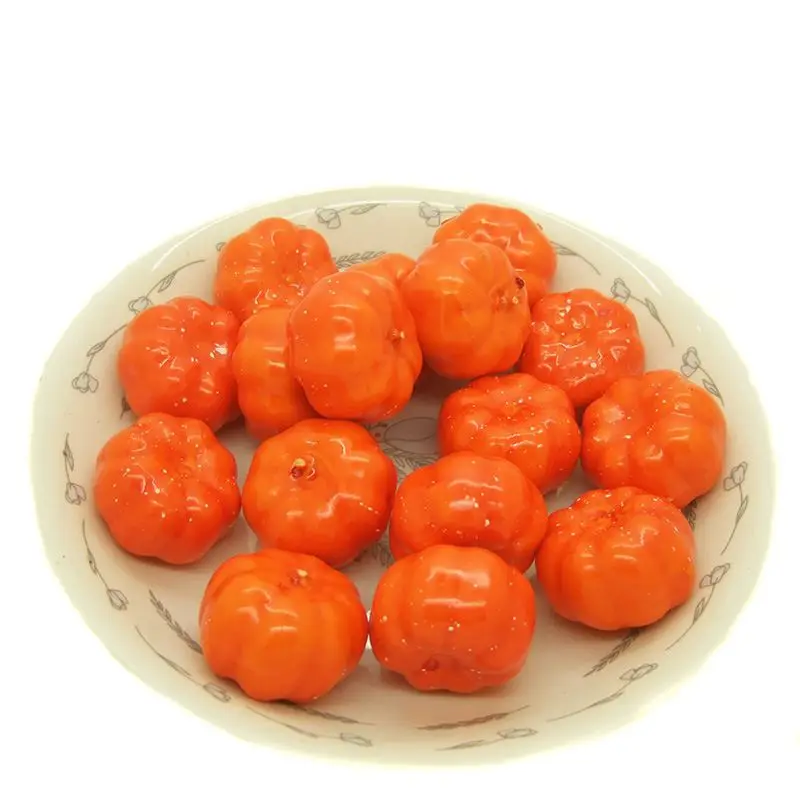 

20pcs Halloween Mini Foam Pumpkin DIY Artifical Vegetabl Halloween Ornament for Home Halloween Props Party Supplies