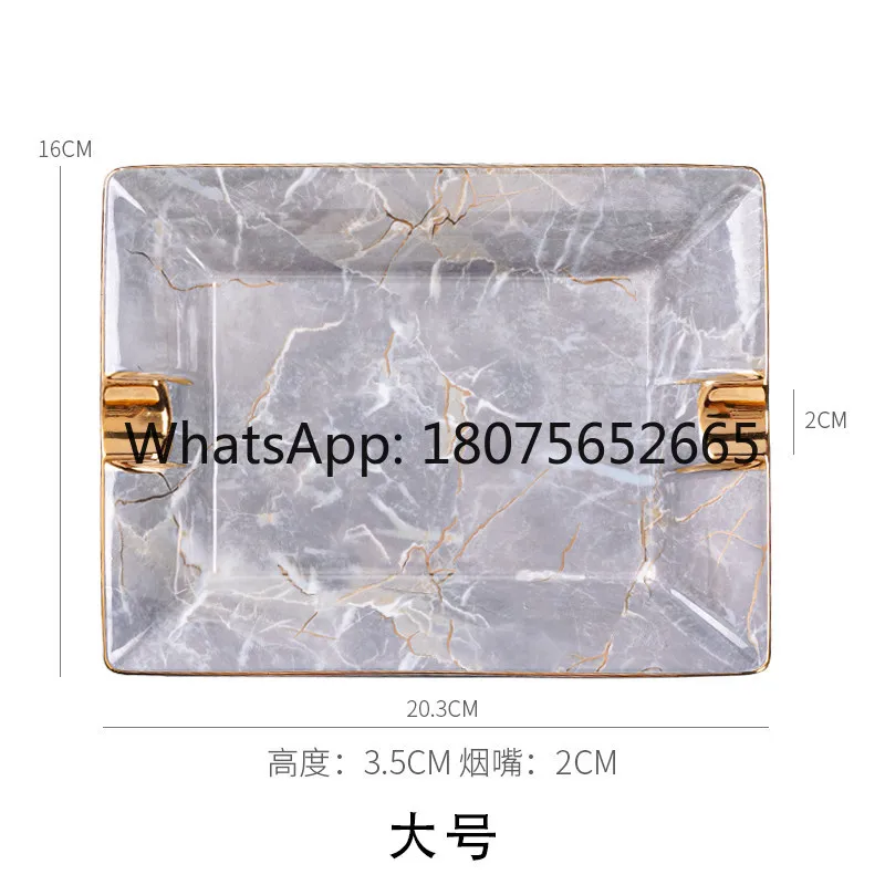 Living room ashtray office creative cigar ceramic hotel special ashtray