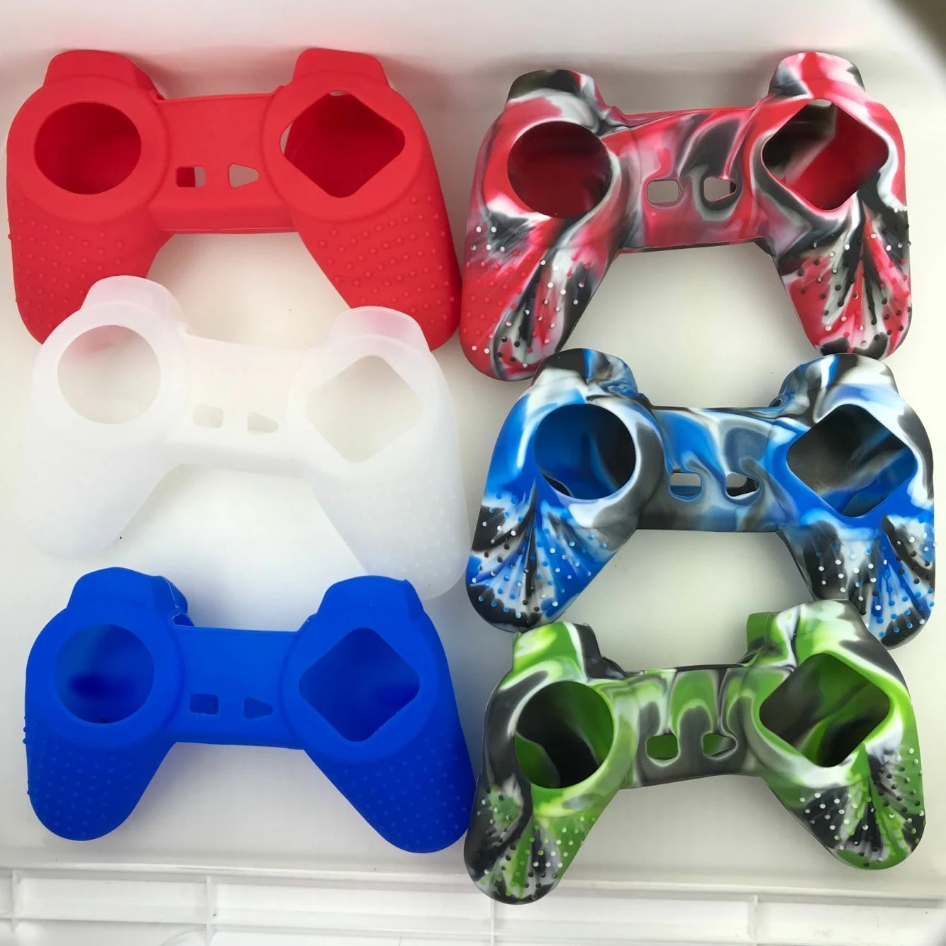 غطاء جلد واقي من السيليكون مضاد للانزلاق لسوني بلاي ستيشن 1 PS كلاسيك ، وحدة تحكم لاسلكية ، ملحقات اللعبة