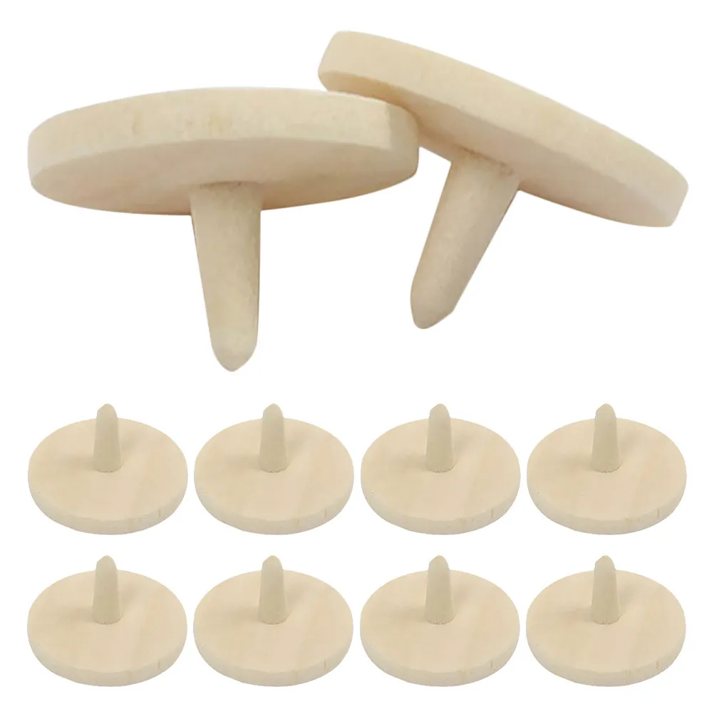 

10Pcs Wooden Golf Ball Position Markers Sturdy Round Golf Accessories Ball Alignment Marker Golfball Marker Tool