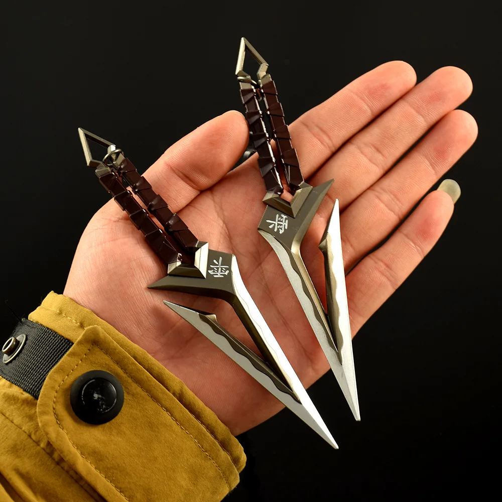 16 cm Valorant Waffe Kuronami Keine Yaiba Kunai Spiel Peripherie Metall Waffe Modell Schwert Desktop Ornament Sammlung Handwerk Geschenk Spielzeug