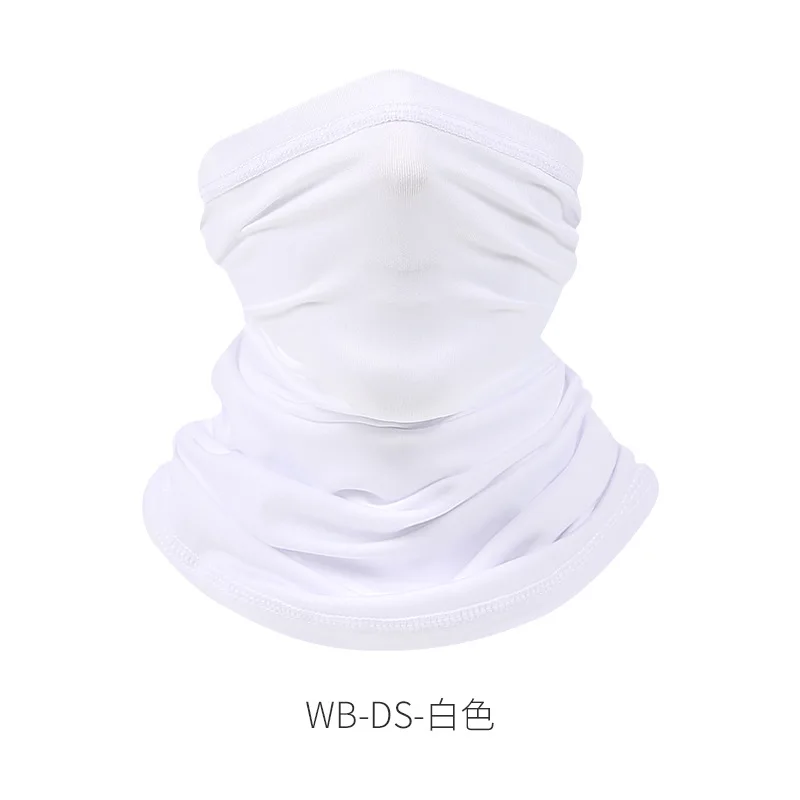 وشاح واقي من الشمس من الحرير الجليدي في الهواء الطلق، غطاء رقبة الدراجة النارية، وشاح رأس سحري رياضي، قناع وجه ركوب الخيل #6