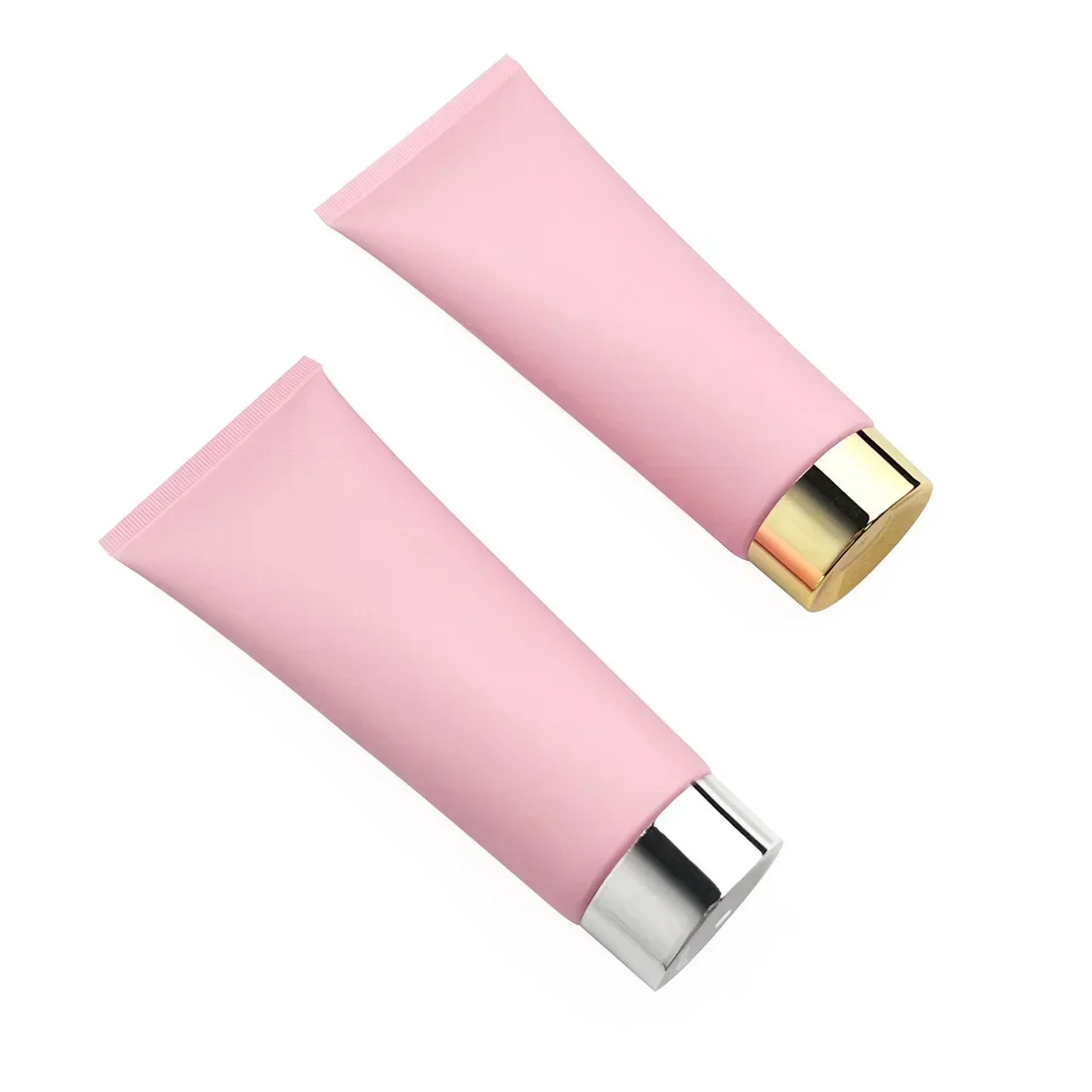 10/30/50pcs 200ml Matte Pink Soft Hose Tubes Face Cream Tube Facial Cleanser Essence Lotion Bottle Cosmetic Container Wholesale