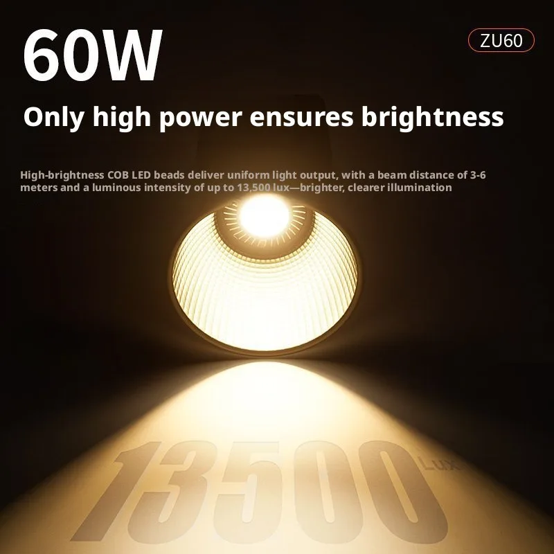 SHINEKNOT 60W Photography Light Cob Fill Lamp Outdoor Portrait Photography Handheld Lighting Adjustable Three Color Temperature