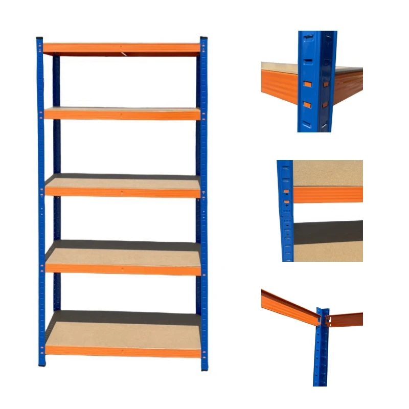 

Модульные фитнес-шкафчики, стеллажи с порошковым покрытием, настраиваемые по цвету, для домашнего хранения, безболтовые полки с пазами, металлические стеллажи для гаража