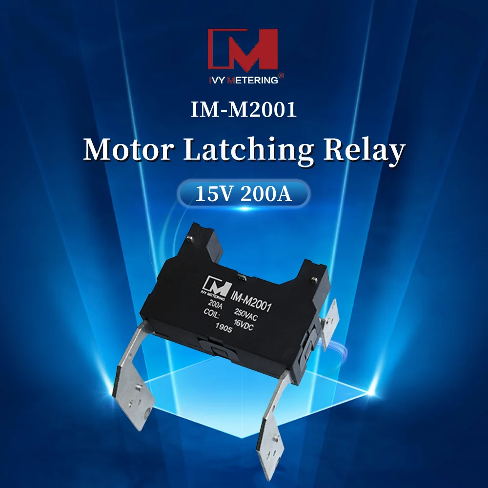 

IM-M2001 Двухполюсное реле с фиксацией двигателя высокой мощности, катушка 200 А, 15 В