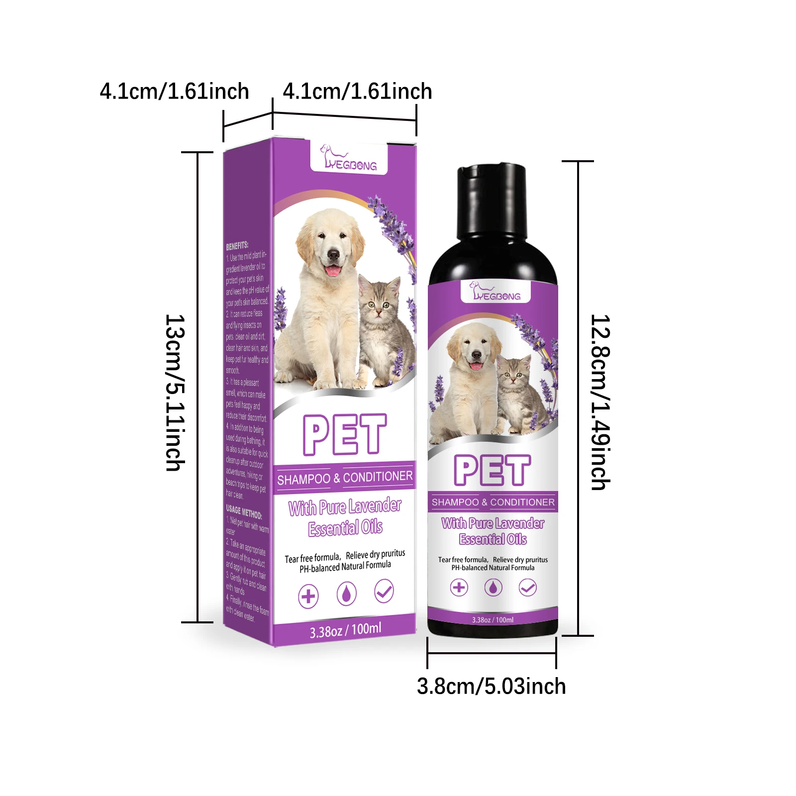 Shampoo para animais de estimação, mata pulgas, suavizante, alívio de coceiras, ph, limpeza balanceada, hidratante natural, shampoo para cães para peles sensíveis