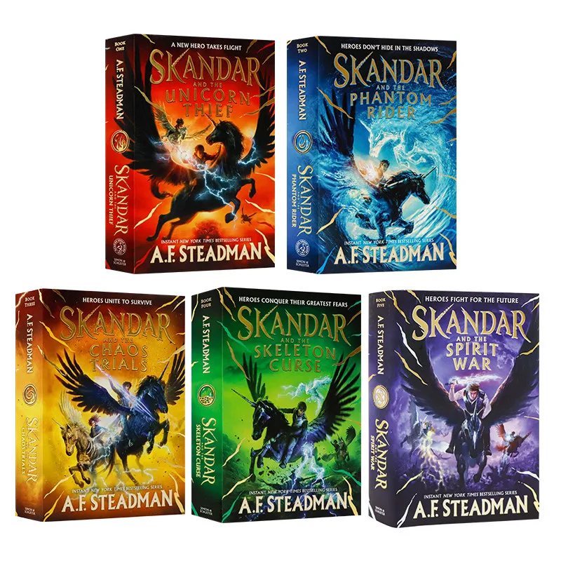 

Skandar Series Books 1-4 Paperback Vol 5 Hardcover English Edition Fantasy Teen Magic Novel By A F Steadman