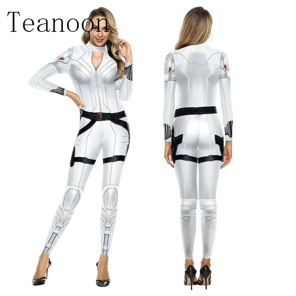 

Halloween Cosplay Costume Role Stage Clothing New War Clothes Printed Bodysuit Women's Clothing Tight Jumpsuit
