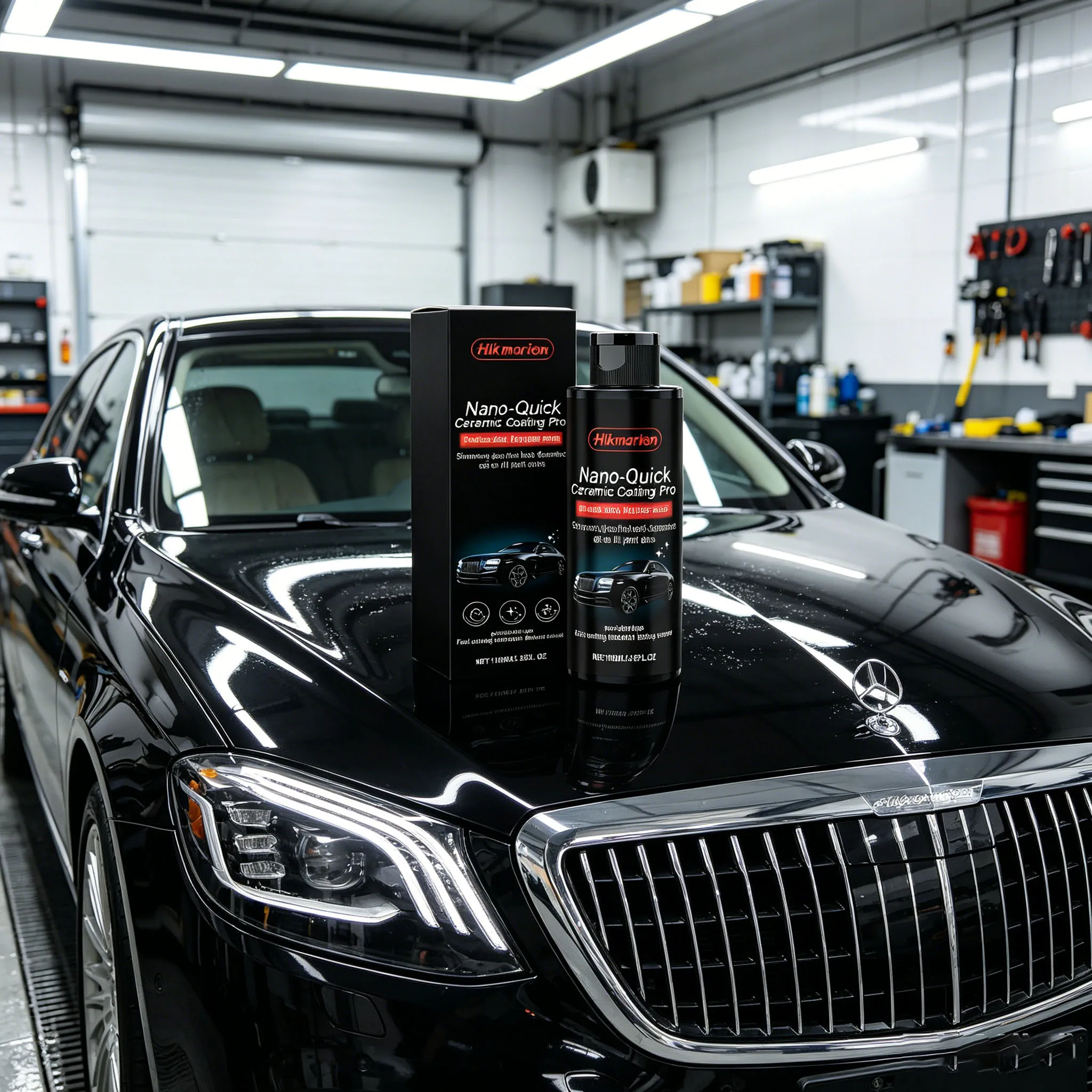 Auto-Keramik-Nano-Beschichtung Flüssig Hydrophob Schützt Lackierung Aufheller Blockiert Wasserflecken UV-Schutz Auto-Polierbeschichtung – Detail 6