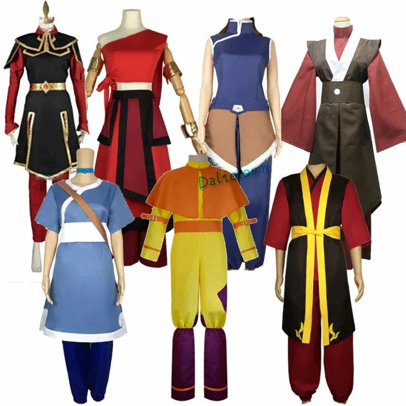 

Avatar The Last Airbender Prince Zuko Princess Azula Mai Cosplay Costume Anime Fire Nation Aang Korra Katara Cosplay Clothes