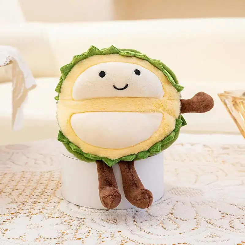 Dernière simulation de fruits en peluche, jouet en peluche, dessin animé, cadeau mignon pour les anniversaires des enfants, poupées amusantes