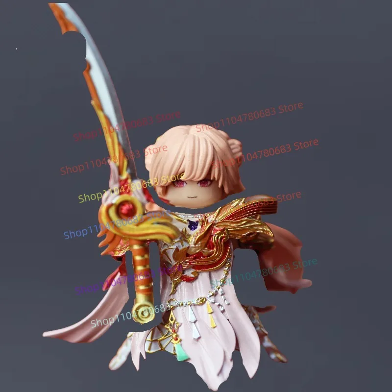 

MOC Building Blocks Cartoon Anime Game Characters Miniature Dolls Girl Armor Accessories Collectible Decorative Items Gifts
