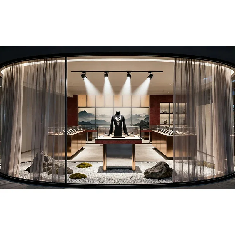 

Витрина-прилавок для ювелирных изделий Customized.Store Design: прочная стеклянная витрина-шкаф для демонстрации товаров