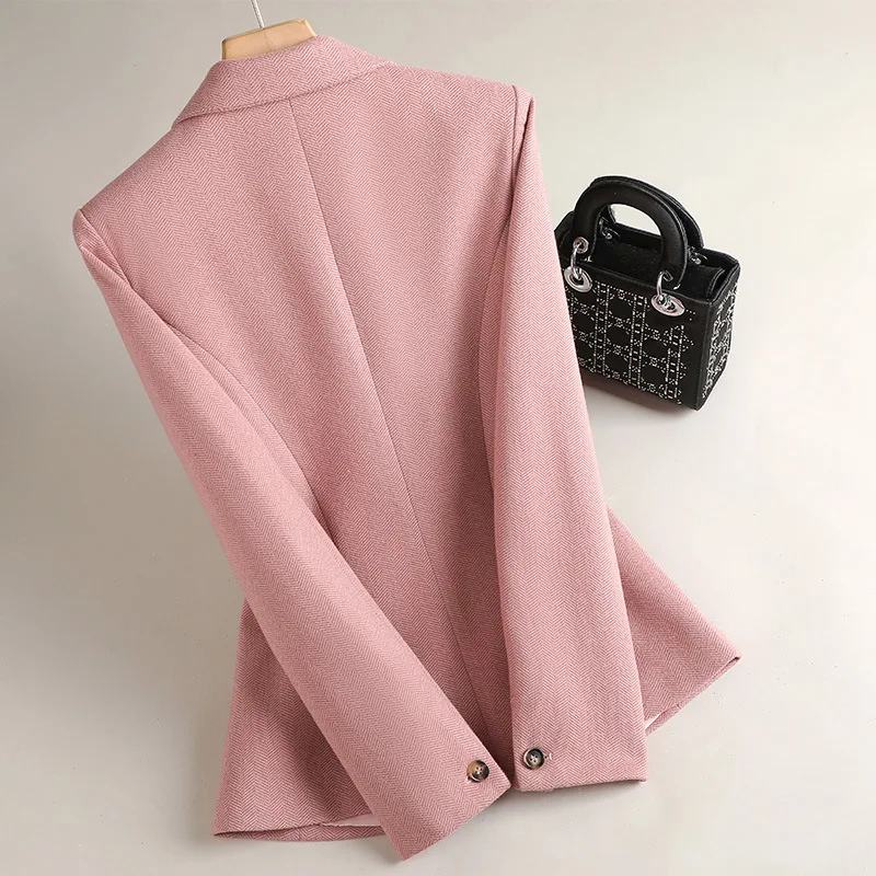 Nouveau costume de mode élégant décontracté femmes à manches longues Blazer professionnel veste formelle Workwear8650