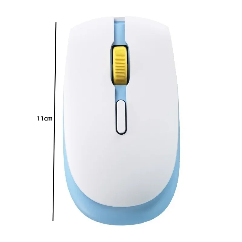 Mouse Sem Fio Recarregável Gamer, Modos Duplos, Compatível com Bluetooth, 2.4G, USB, Mute Mice para Laptop, Pad, Tablet, Macbook