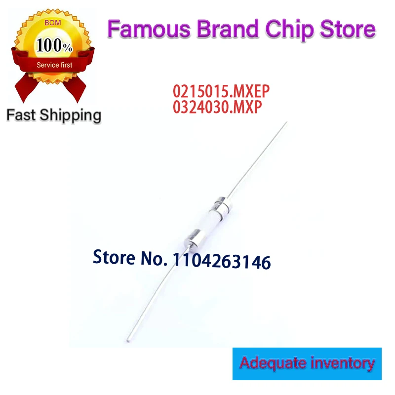 0324030.MXP 0324030 6.985x32.72mm 30A 250AVC 0215015.MXEP 0215015 15A 250VAC 5X20MM Ceramic tube fuse 10PCS