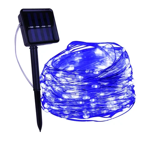 Solar Power Fairy Lights für Garten dekor, Outdoor Street Garland, Solar Power Lampe, Weihnachts beleuchtung, 12m, 100LED, 5m, 50 LED