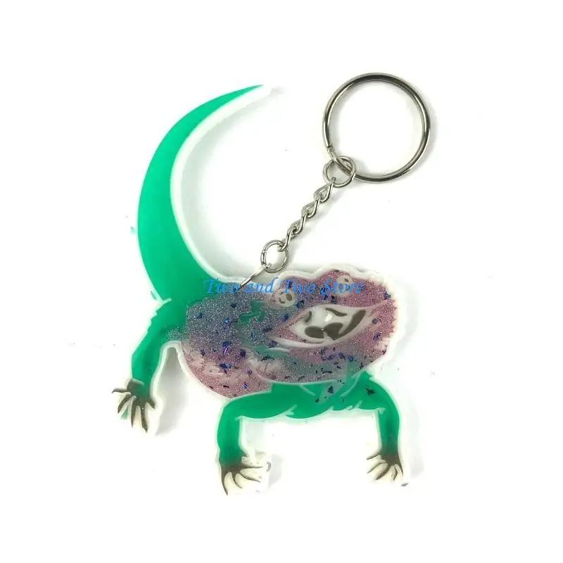 

HX6F Keychain Molds Epoxy Casting Molds Silicone Mold Animal Pendant Mold