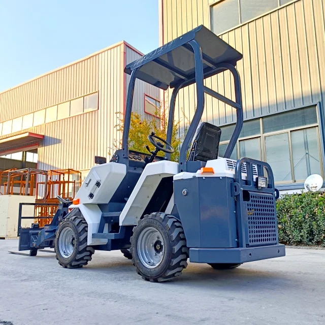 Kostenloser Versand Teleskoplader Multifunktionsaufsatz Kompakter Mini-Kompaktlader mit Motor