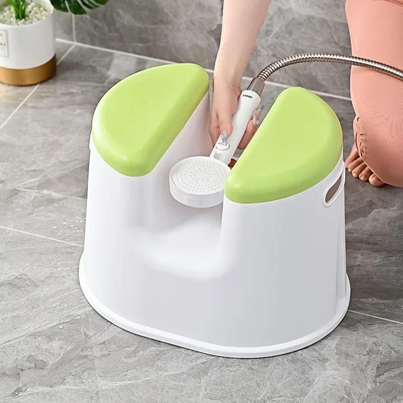 Tabouret de douche et de bain en titane pour femme enceinte, chaise de salle de bain épaisse, mobilier de maison, pratique pour adulte