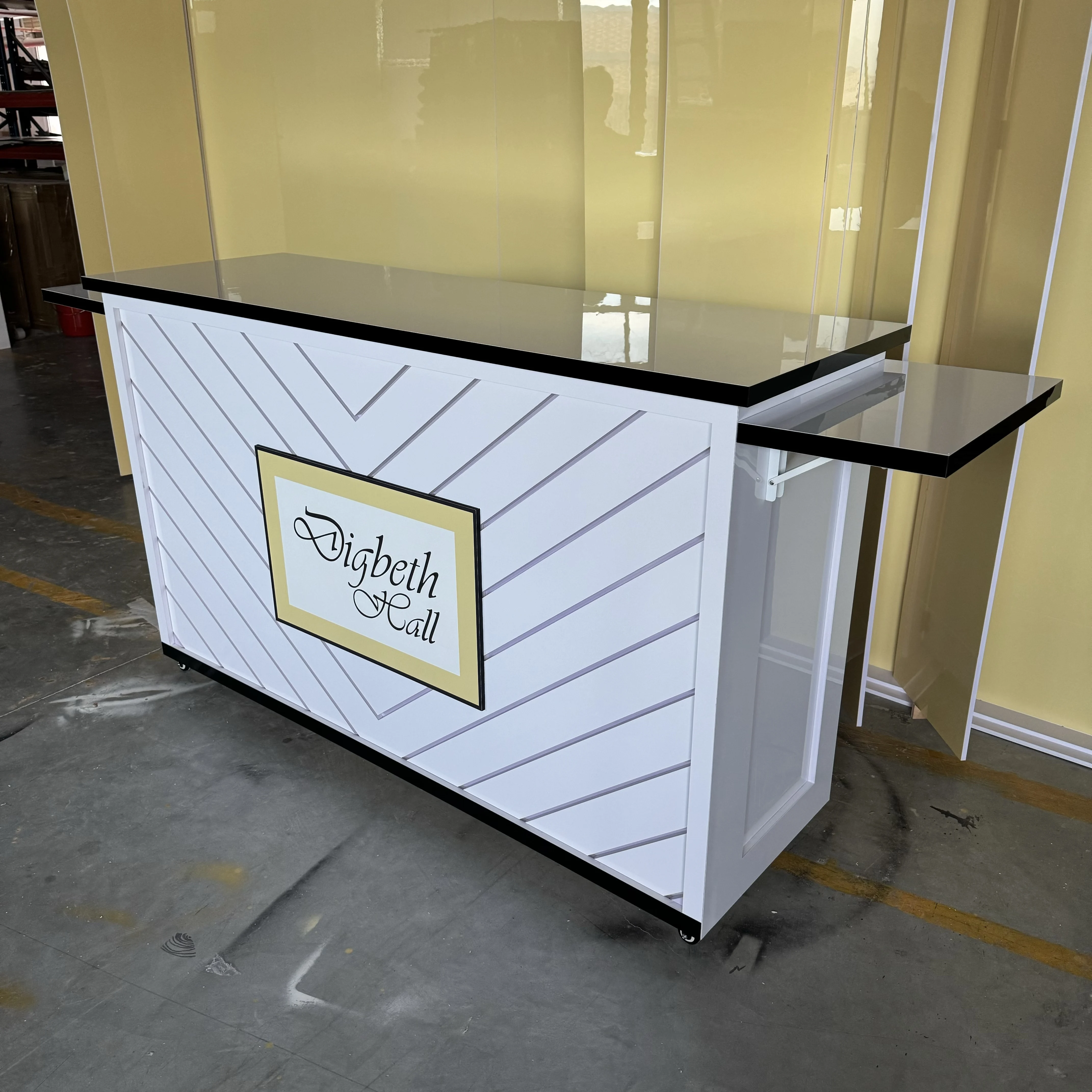 Best Selling White Pvc Acrylic Bar Furniture Wedding Banquet Reception Party Event Wedding Bar Table