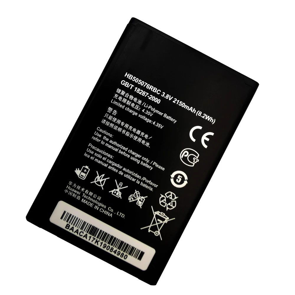 3.8V 2150Mah Hb505076rbc Voor Huawei Ascend G527 A199 C8815 G606 G610 G610-U20 G700 G710 G716 G 610S/C/T Y600 Y600-U20 Batterij