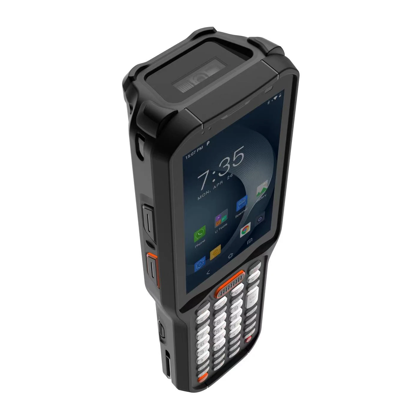 2026 Industrial Logoistics 4.0 Inch Android 4G PDA RT40 with Super Torch NFC Barcode Scanner IP68 GPS WIFI Rugged PDA